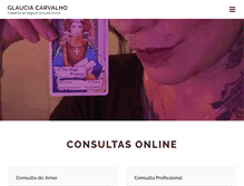 Tablet Screenshot of glauciacarvalho.com.br